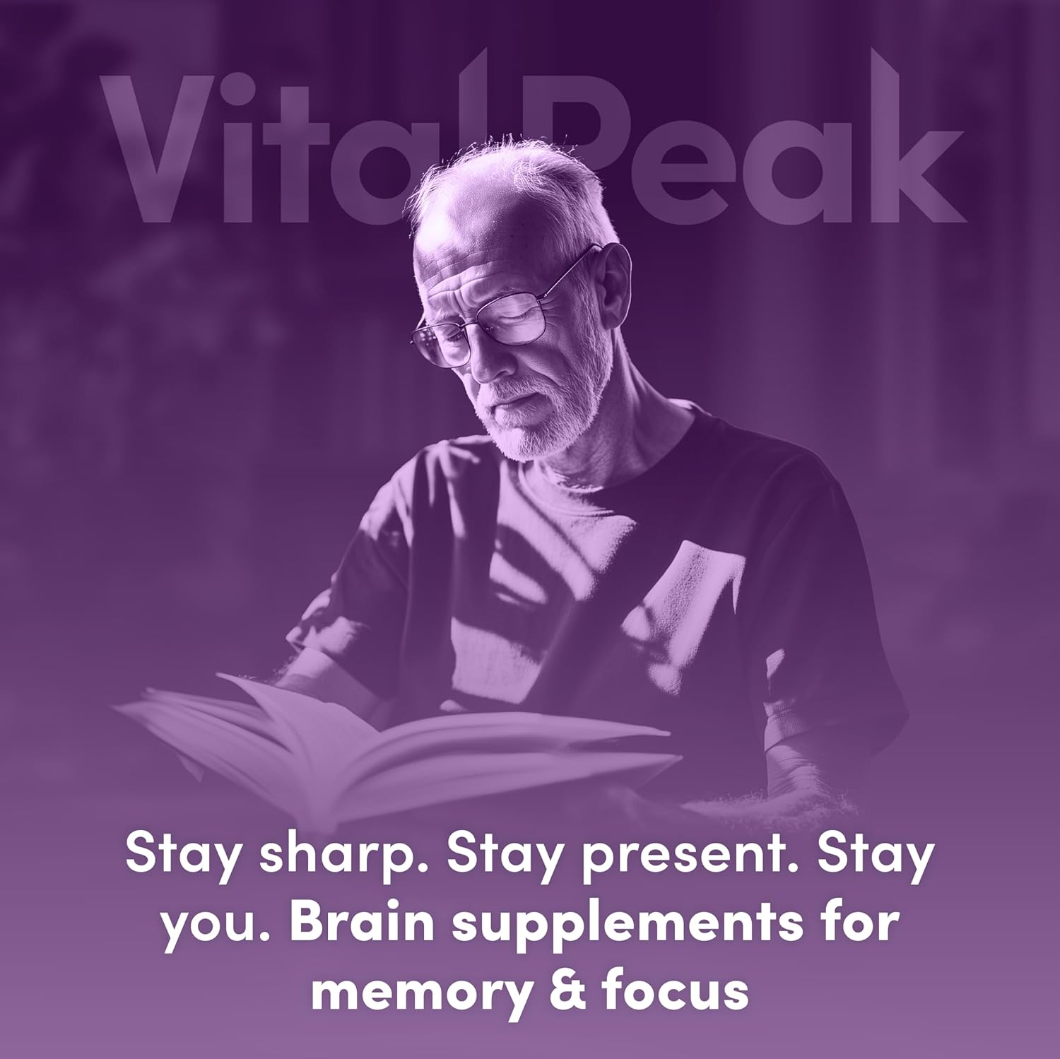 Vital Peak® Brain Peak - Brain Supplements for Memory and Focus - Supports Brain Health - with Niacin, GABA, Alpha GPC, L-Tyrosine, Bacopa Monnieri - Vegan, Gluten Free, Dairy Free - 60 Capsules - Image 8