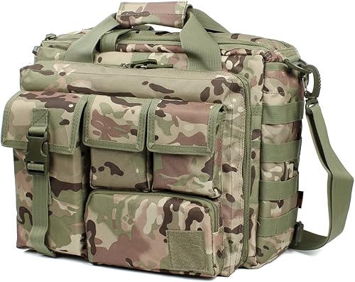 Maletín táctico, 15 "hombres mensajero bolsa militar maletín para hombres