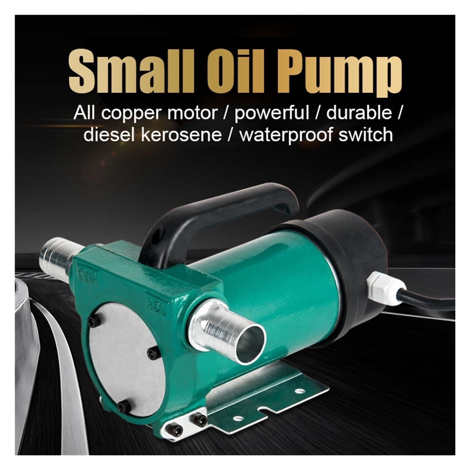 Mini Bomba pequeña Bomba de Aceite Bomba eléctrica Autor a Potencia de transmisión eléctrica Bomba de Aceite de Aceite Diesel Bomba de Agua de Combustible 1 2V 24V 220V 200W 60L / min