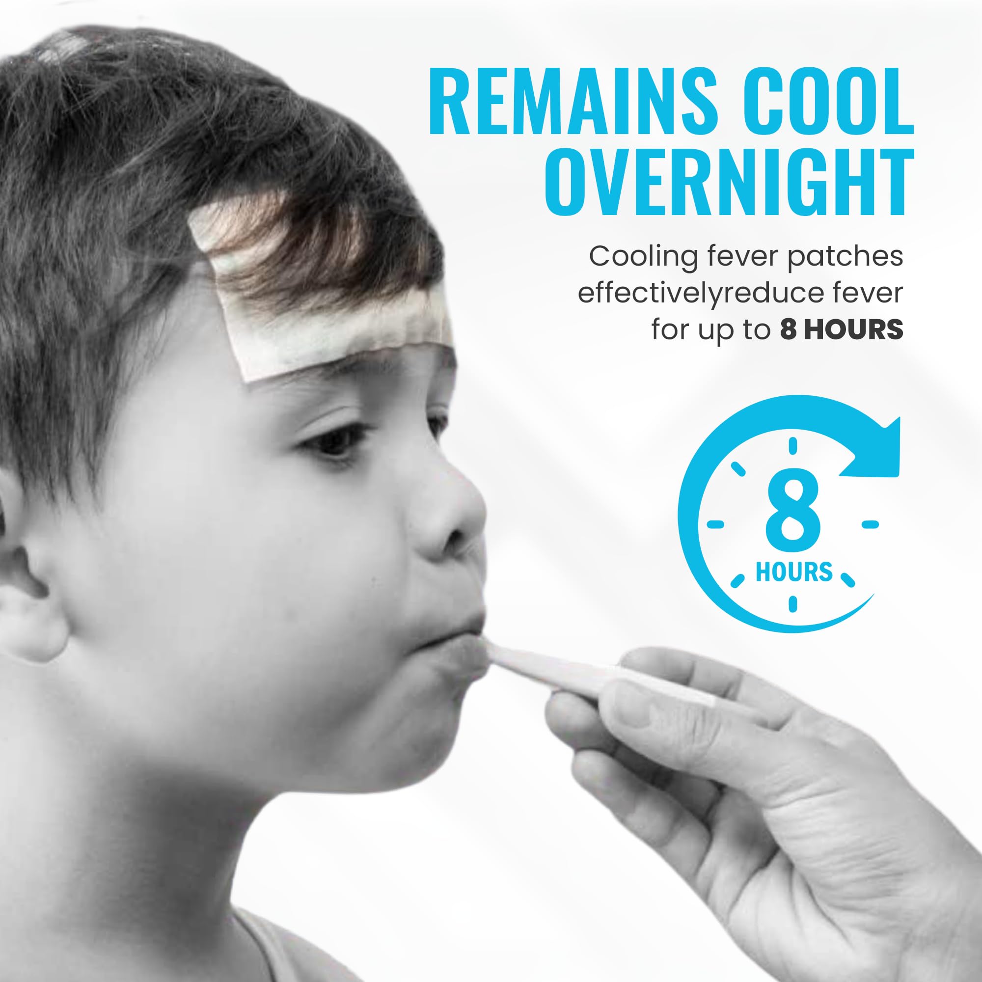 Cooling Patch for Kids & Adult - 8 Hours Cooling Comfort, 15 Pack — Amazon image 6