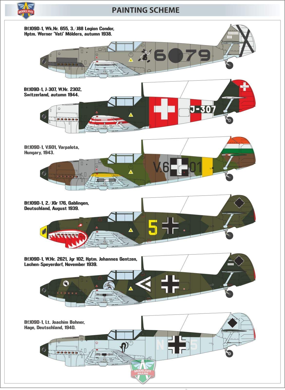 1/48 Bf109D ＆ Ar234B-2N Amazon.com: ViiKONDO 1/48 WWII BF109 Fighter German Aircraft