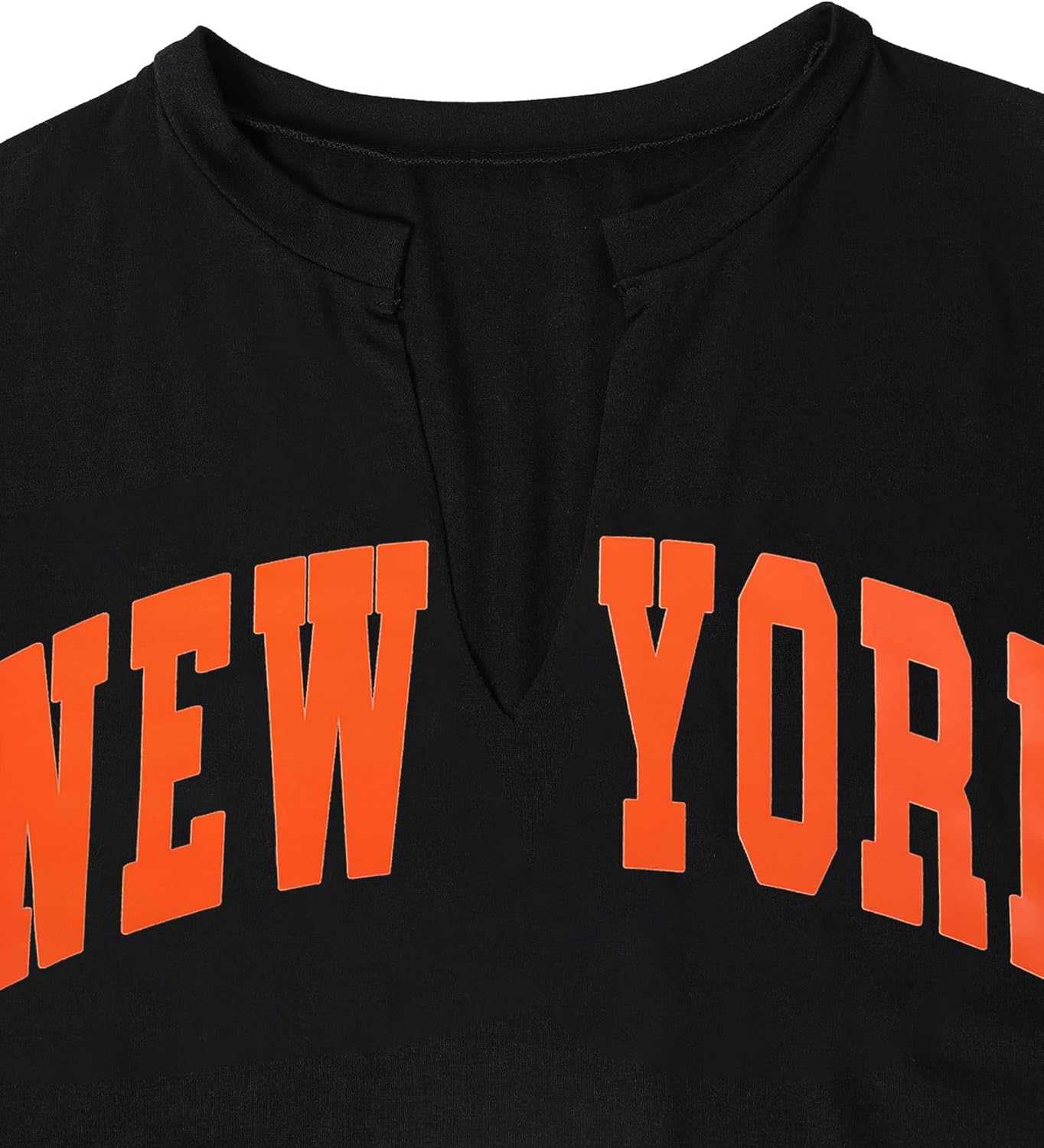 LovelyWholesale Womens Graphic Tees V Neck Short Sleeve T Shirt Loose Casual Summer Tops - Image 5