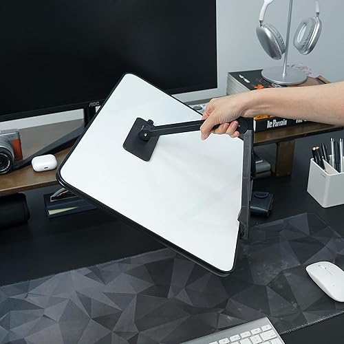 Miniatura 13 de Pizarra semanal de borrado en seco de doble cara con soporte de 16 x 12 pulgadas, lista de tareas, calendario de pizarra blanca, calendario de