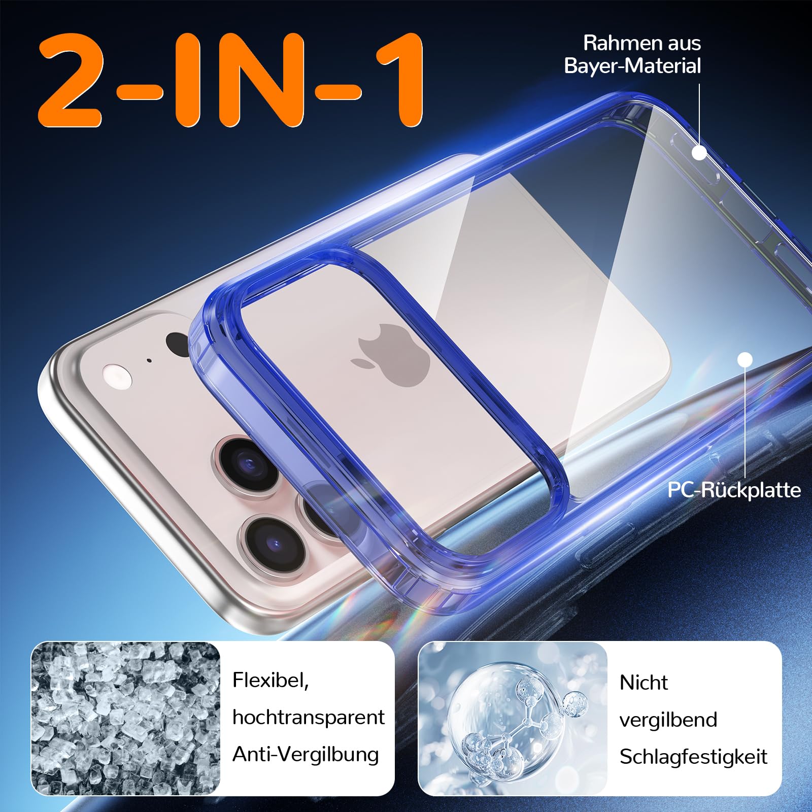 Clear Case for iPhone 15, Ultra Thin, Shockproof TPU Cover, Anti-Yellowing, Crystal Clear, Phone Case for Apple iPhone 15 - Clear — view 257