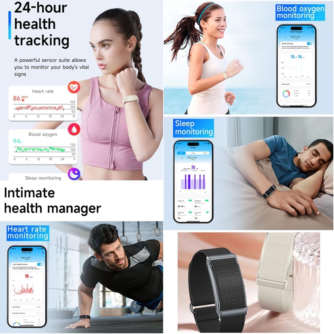 Genérico Pulsera Inteligente De Fitness Ahalar, Pulsera De Actividad Física Ahalar, Diseño Ultraligero Sin Pantalla, para Hombres Y Mujeres, Fitness, Actividades Al Aire Libre Y Cotidianas (Pink)