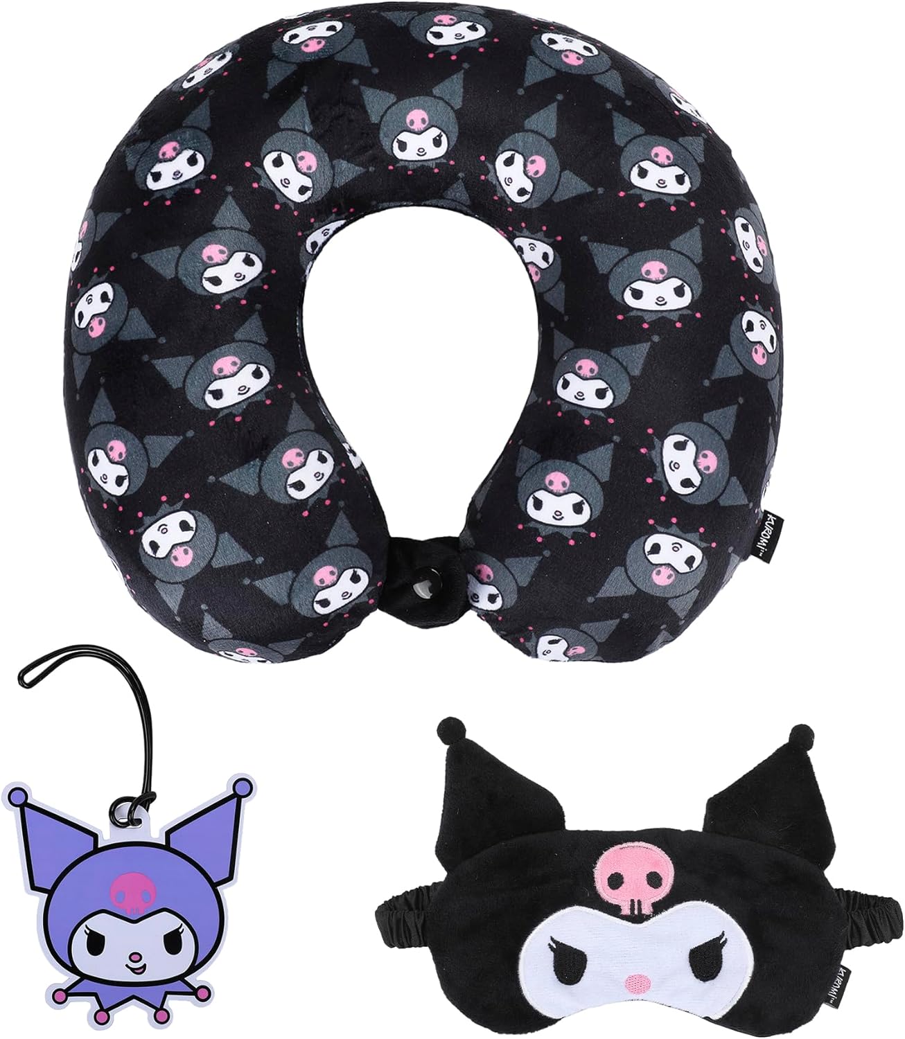 Set 3 Piezas Almohada Viaje Kuromi