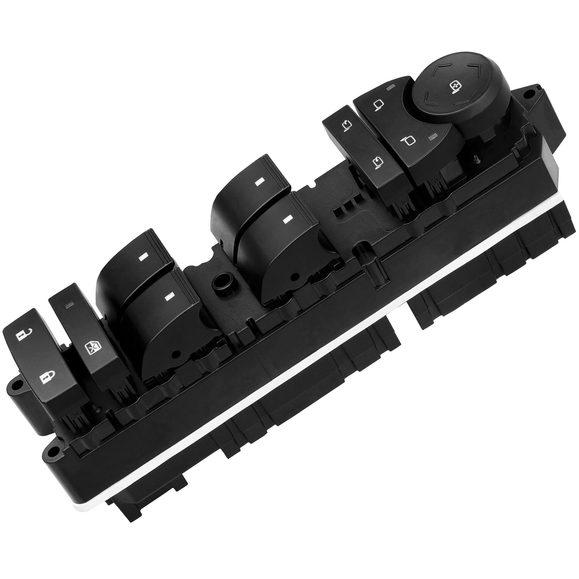 Photo 1 of 15906883 Power Window Switch Driver Side with Mirror Door Lock Switch, Compatible with 2007-2008 Chevy Suburban/GMC Yukon XL 1500 2500 Cadillac Escalade Replace 15118557