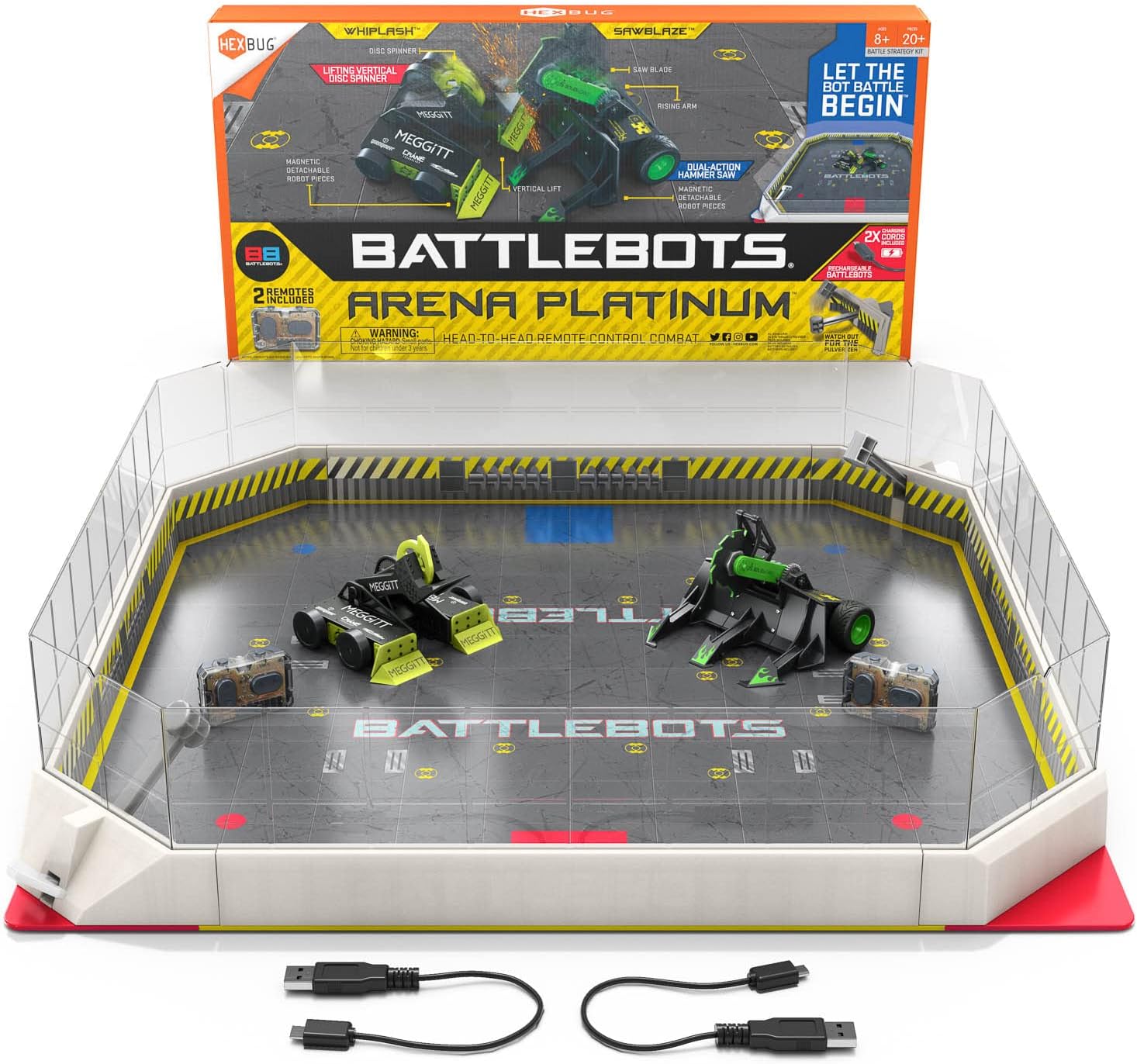 BattleBots Arena Platinum Multiplayer Remote Control Robot for Boys and Girls Ages 8+