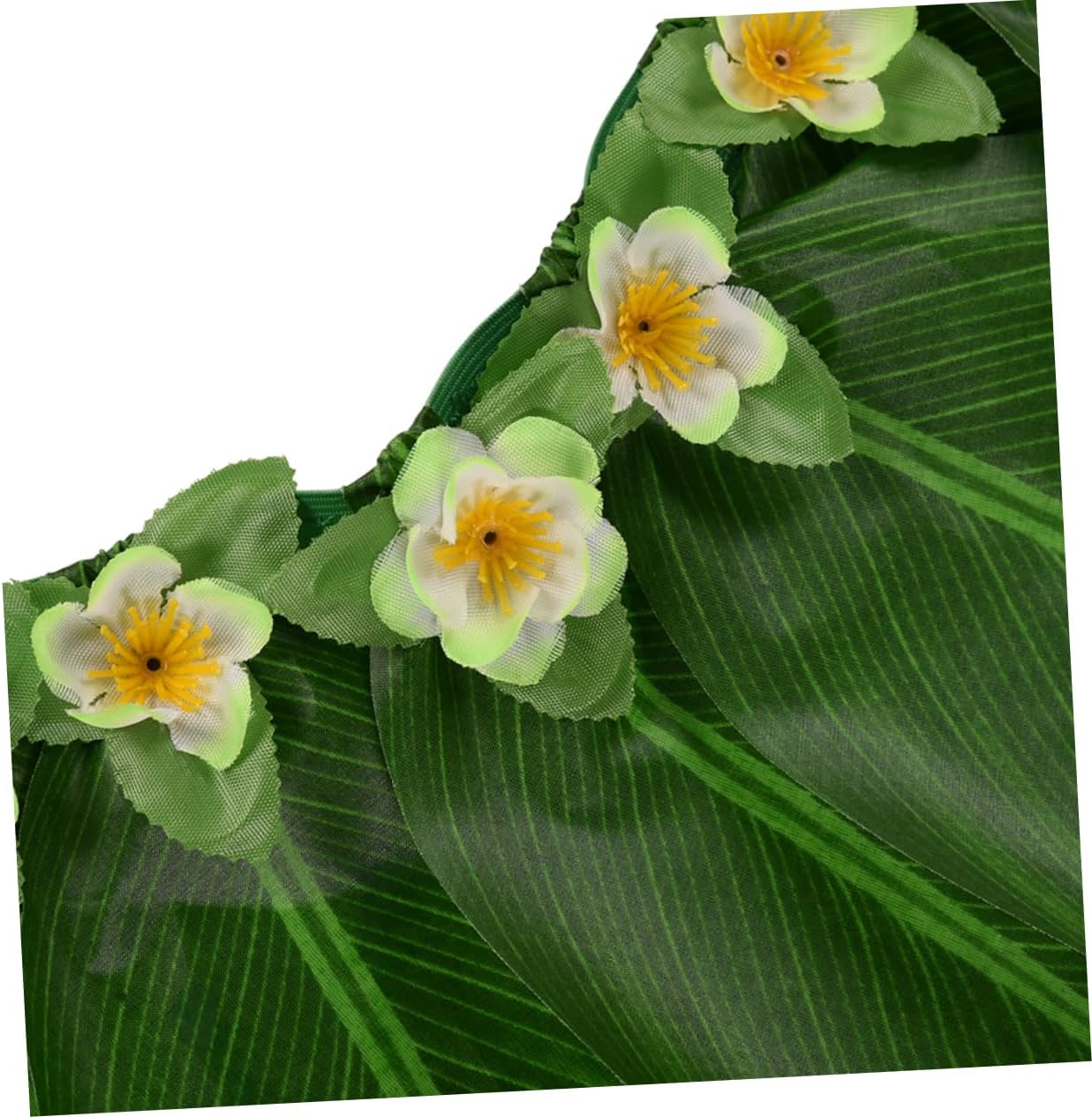 CALLARON Hawaii Cloth Grass Skirt Adults Hawaiian Party Dress up Skirt Adjustable Elastic Waistband for Women's Luau Outfit