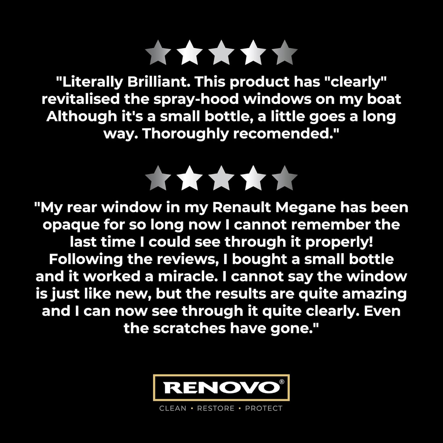 Renovo RWP501136 International Plastic Window Polish, 50 ml, Neutral, 50ml