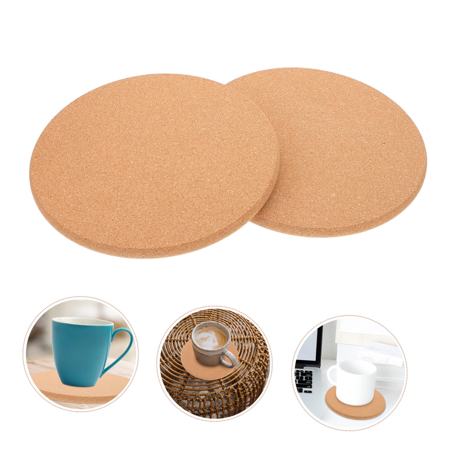 12 Szt Podkładek Korkowych Chłonna Izolacyjna Wielokrotnego Użytku Podkładki Korkowe Podkładki Izolacyjne Pod Trójnóg Do Czajnika Podkładki Pod Garnki I Patelnie
