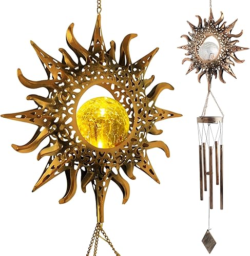 JOBOSI Carillones de viento de mariposa regalos para mamá carillón de viento de mariposa campanillas de viento brillantes para decoración al aire