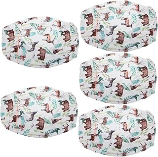 Toyvian 5 Peças Capa De Colchão De Berço Berço Almofada De Colchão Capa De Colchão De Berço Colchão De Cama De Criança Berço De Algodão Cesta Moisés Tecido De Malha De Poliéster Bebê