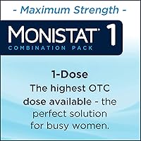 Vista 3 de Monistat Paquete de 2 (supositorio de 3 días y paquete combinado de óvulos de 1 día)