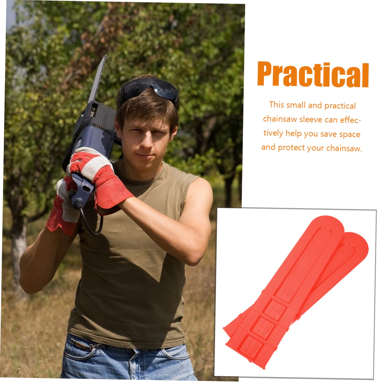 8piezas Fundas Protectoras De Plástico Para Guía De Motosierra Protector De Barra De Motosierra Uso Para Guardar