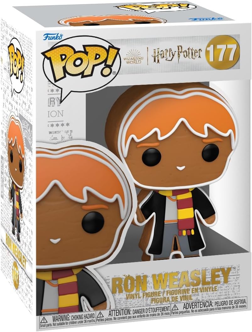 Funko Pop! HP: Hp Gb – Ron Weasley - Harry Potter - Collectable Vinyl Figure - Gift Idea - Official Merchandise - Toys for Kids & Adults - Movies Fans - Model Figure for Collectors and Display