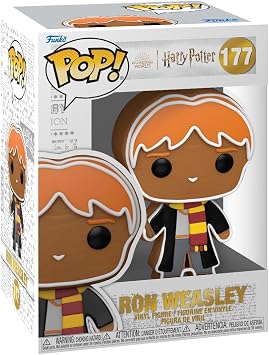 Funko POP! Harry Potter Gingerbread - Ron Weasley | Official Fantasy Merch - Collectable Vinyl Figurine for Shelf Display - Birthday Gift Idea for Fans and Collectors