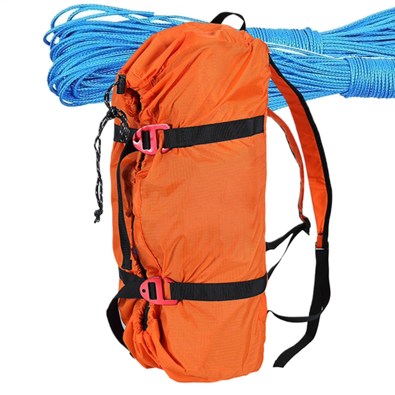 Profesional Bolsa de Cuerda Arborista - Cubo de Cuerda de Roca Reutilizable para Montañismo, Campamento