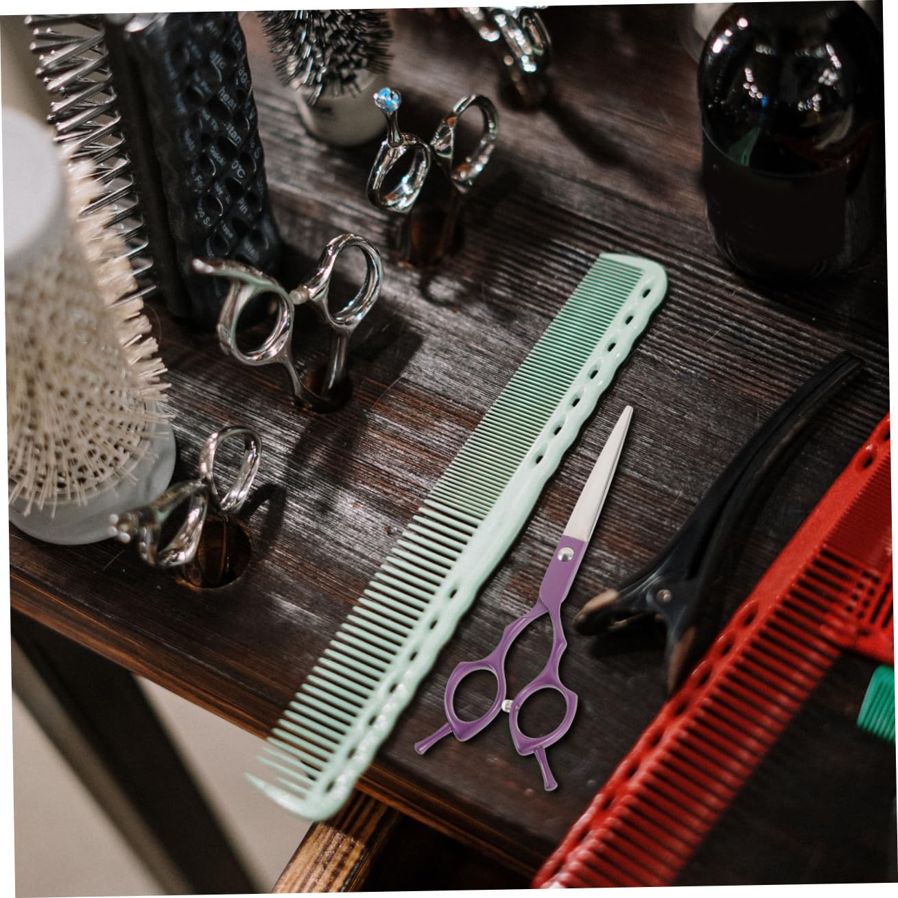 DOITOOL Forbici Da Taglio Per Capelli in Acciaio Inox Per Barbieri Forbici Professionali Per Saloni Comode e Resistenti Per Uso Domestico e Professionale