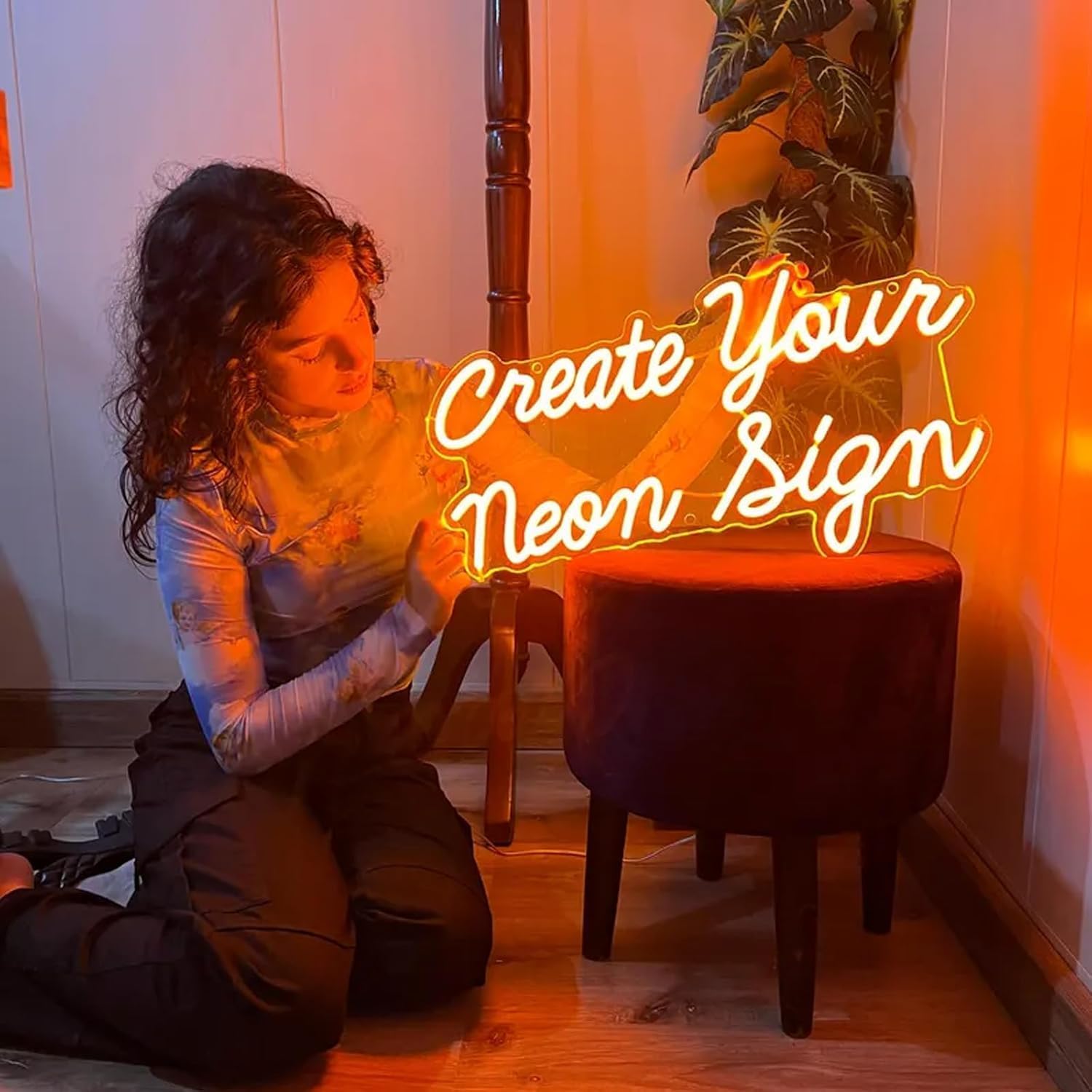 Custom Neon Sign, LED Personalized Wall Bedroom Decor Lights Birthday Wedding Party Business Bar Signs Letter, Customizable Logo Name Gifts