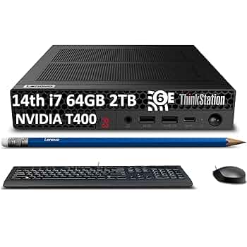 ミニPC Lenovo ThinkStation P3 Tiny i7/64G/T1000 Amazon.com: Lenovo ThinkStation P3 Tiny Workstation Desktop