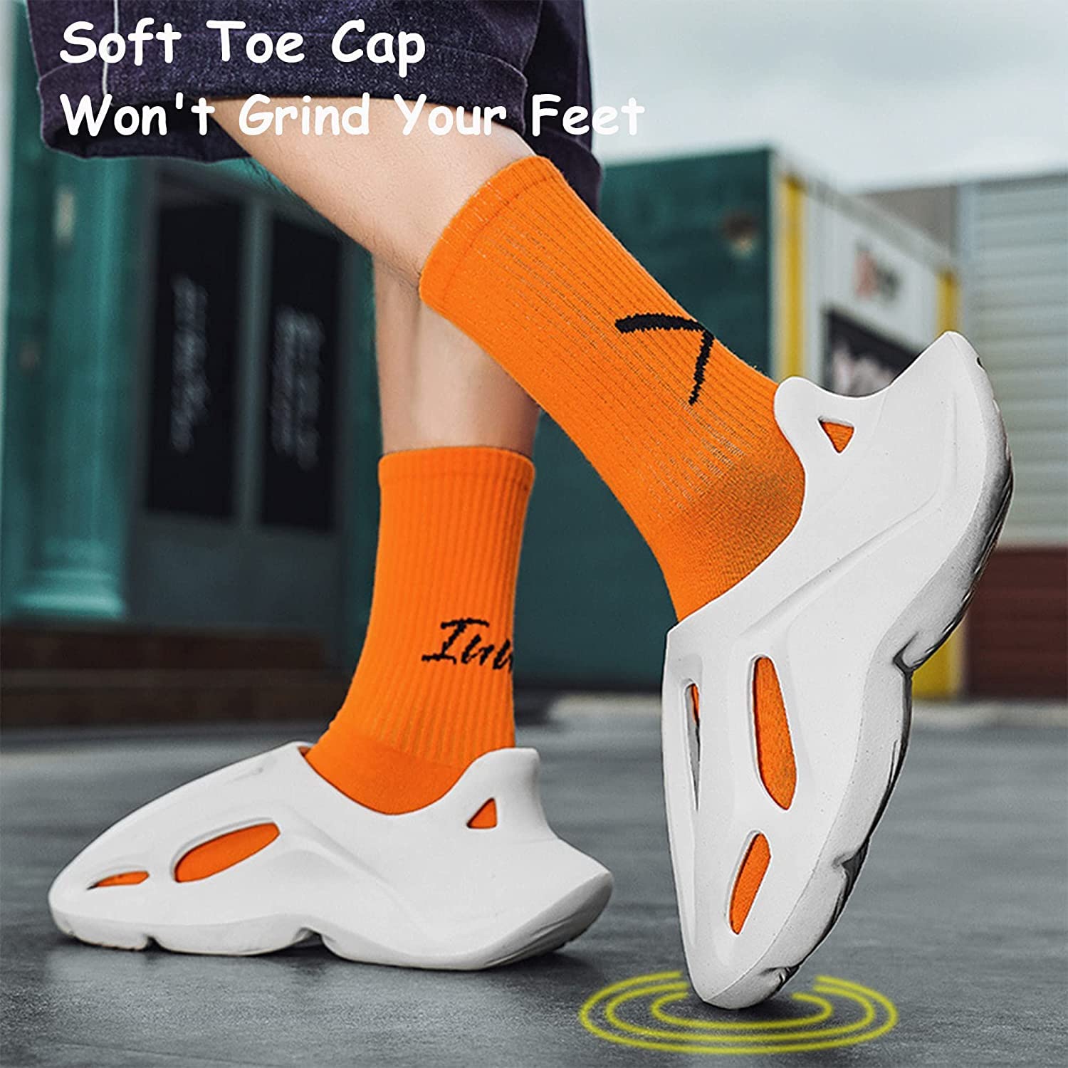 Scarpe da corsa in schiuma per uomo e donna, traspiranti, leggere, antiscivolo, ad asciugatura rapida, super morbide, scarpe sportive casual cave, scarpe da ginnastica da passeggio all'aperto, sandali