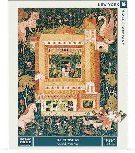 Miniatura 3 de New York Puzzle Company - Rompecabezas de 1500 piezas de carteles de tránsito