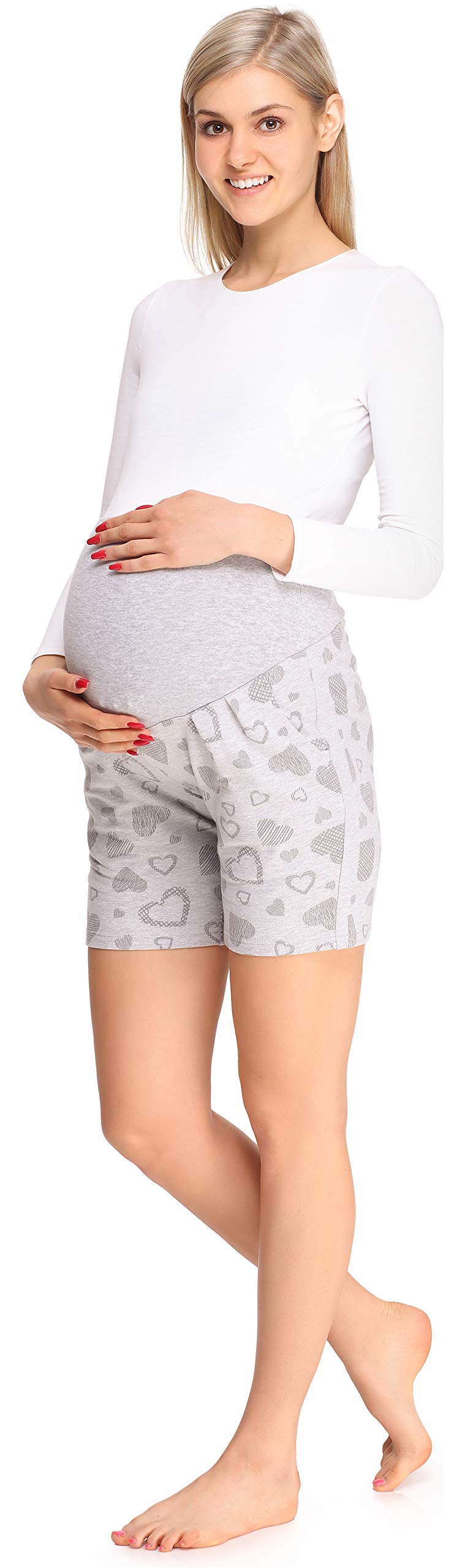 Be Mammy Pantalones Premamá Cortos Shorts Ropa Verano BE20-234