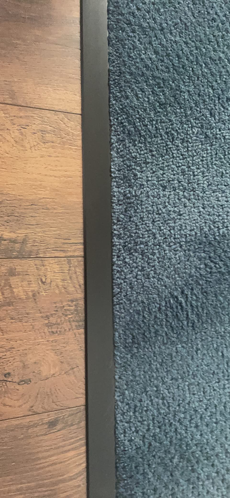 Aluminum Floor Transition Threshold Strip – 90cm L-Shaped Edge Trim For Doorways, Tile To Wood, Wheelchair-Friendly, Anti-Slip Grooved Design