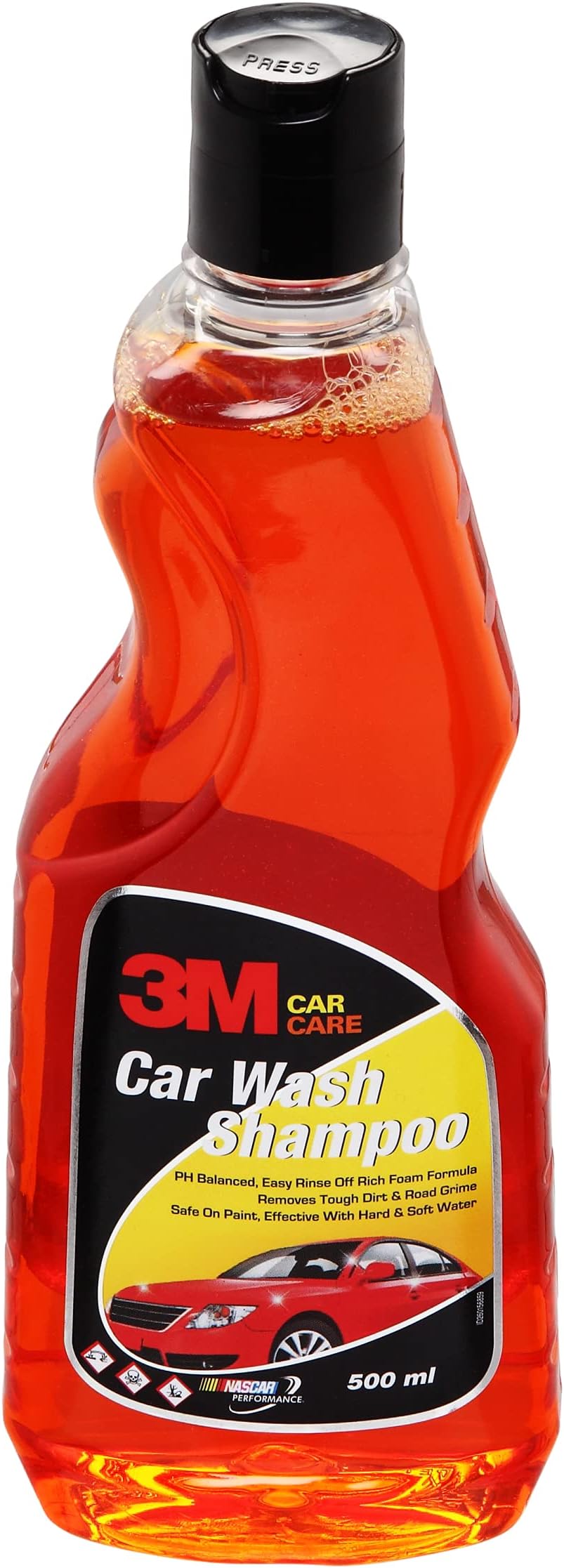 3M Car wash Shampoo (500 ml) | High Foam for Deep Cleaning | Remove Tough Dirt | Safe on Paint | pH Neutral