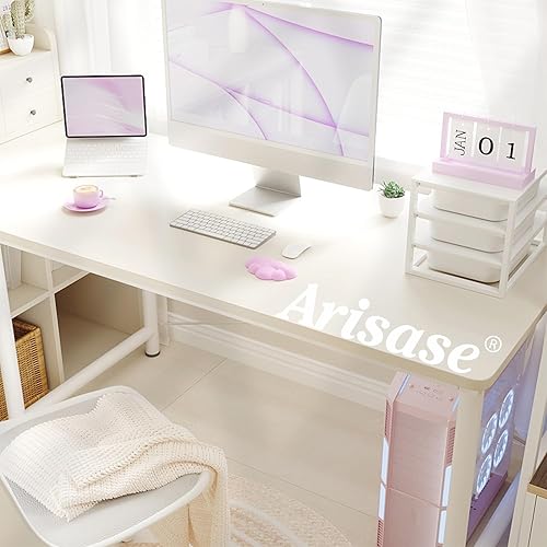 Miniatura 8 de Cloud - Cojín ergonómico para reposamuñecas de piel sintética suave con espuma viscoelástica para aliviar el dolor de muñeca, almohadilla con base