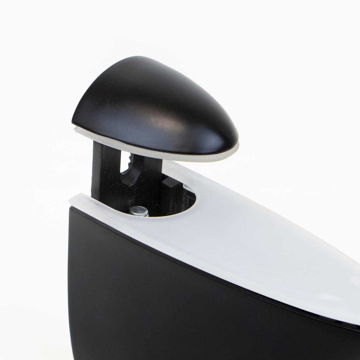 Emuca - Set of 2 Pelicano Shelf Brackets Made of Wood or Glass, Plastic and zamak, Painted Black