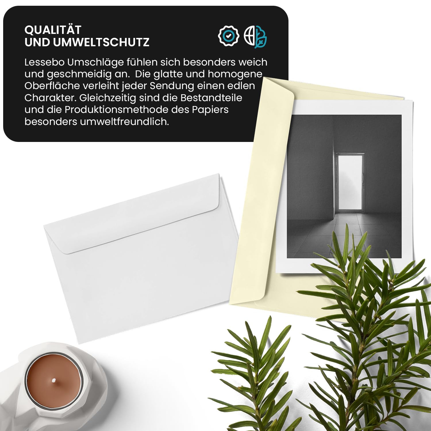 DIN B6-enveloppen - 125 x 176 mm - van BLANKE Enveloppen GmbH