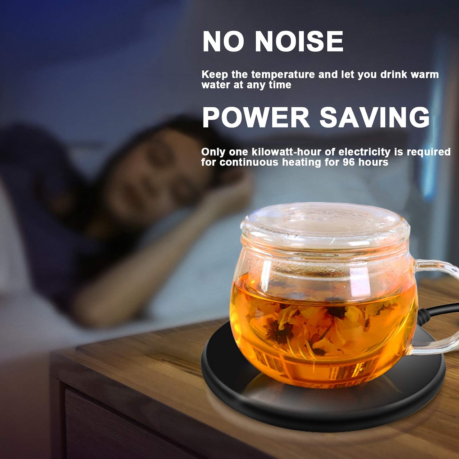 Coffee Mug Warmer, Coffee Cup Warmer for Desk, Smart Temperature, for Cocoa Tea Water Milk Keep Warm, a Coffee Gifts for mom