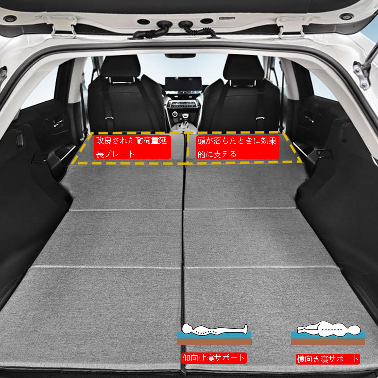 エブリィワゴンDA17W専用 車中泊マット 三つ折り Amazon.co.jp: 車中泊 マット 【スズキ エブリィワゴン DA17W に適用