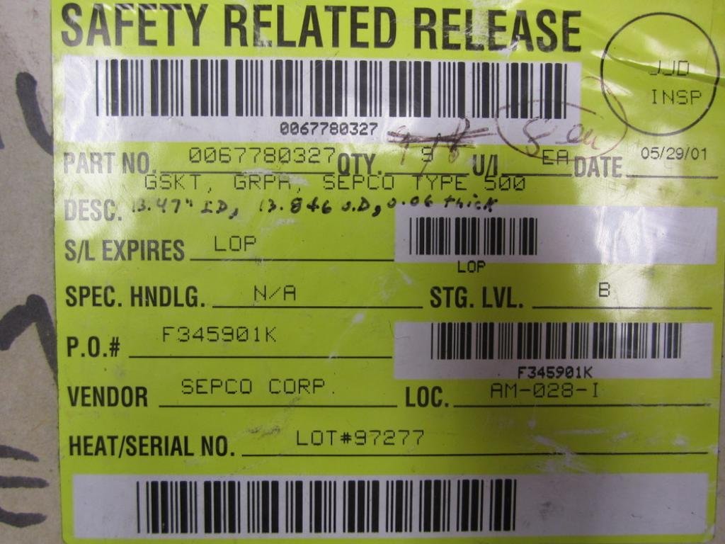 0067780327 Gasket (Pack of 8)