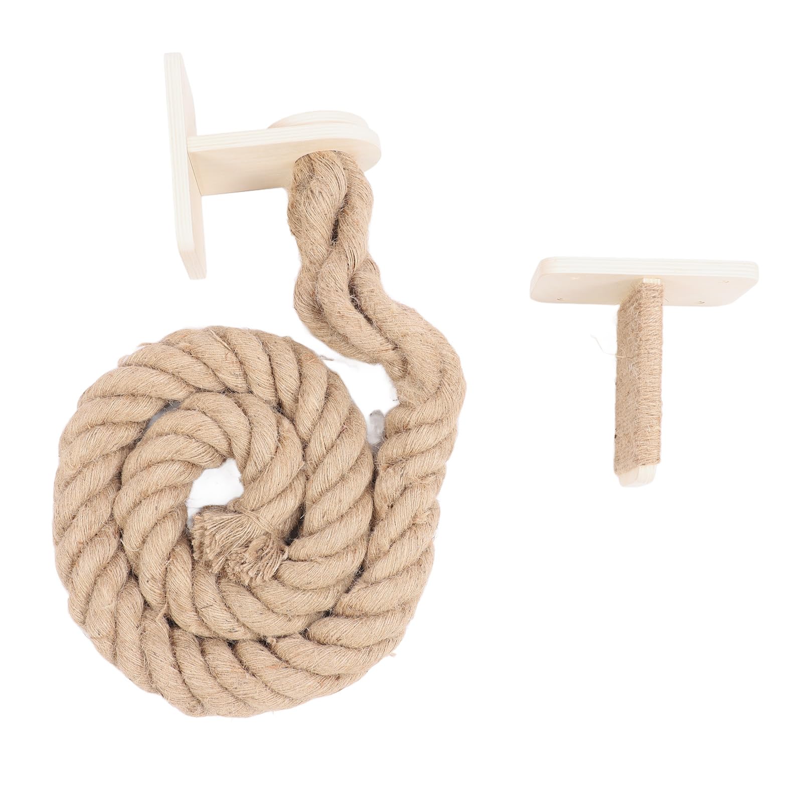 Montado en la Pared Gato Escalador y rascador, árbol de Gato de Cuerda Sisal Estable con Plataformas de Salto para Gatos y Gatitos de Interior