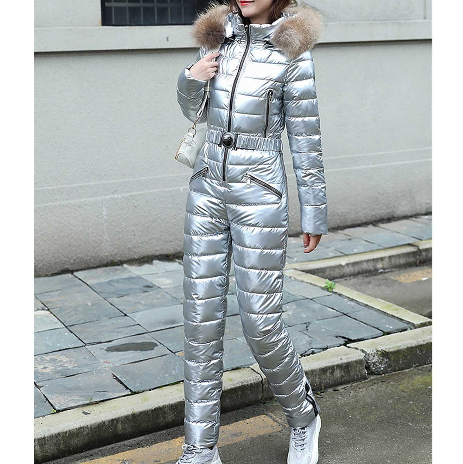 Tuta da sci da donna, invernale: tuta da sci, impermeabile, calda, set da sci, tuta da sci, tuta da sci, tuta da sci, tuta da snowboard con cappuccio