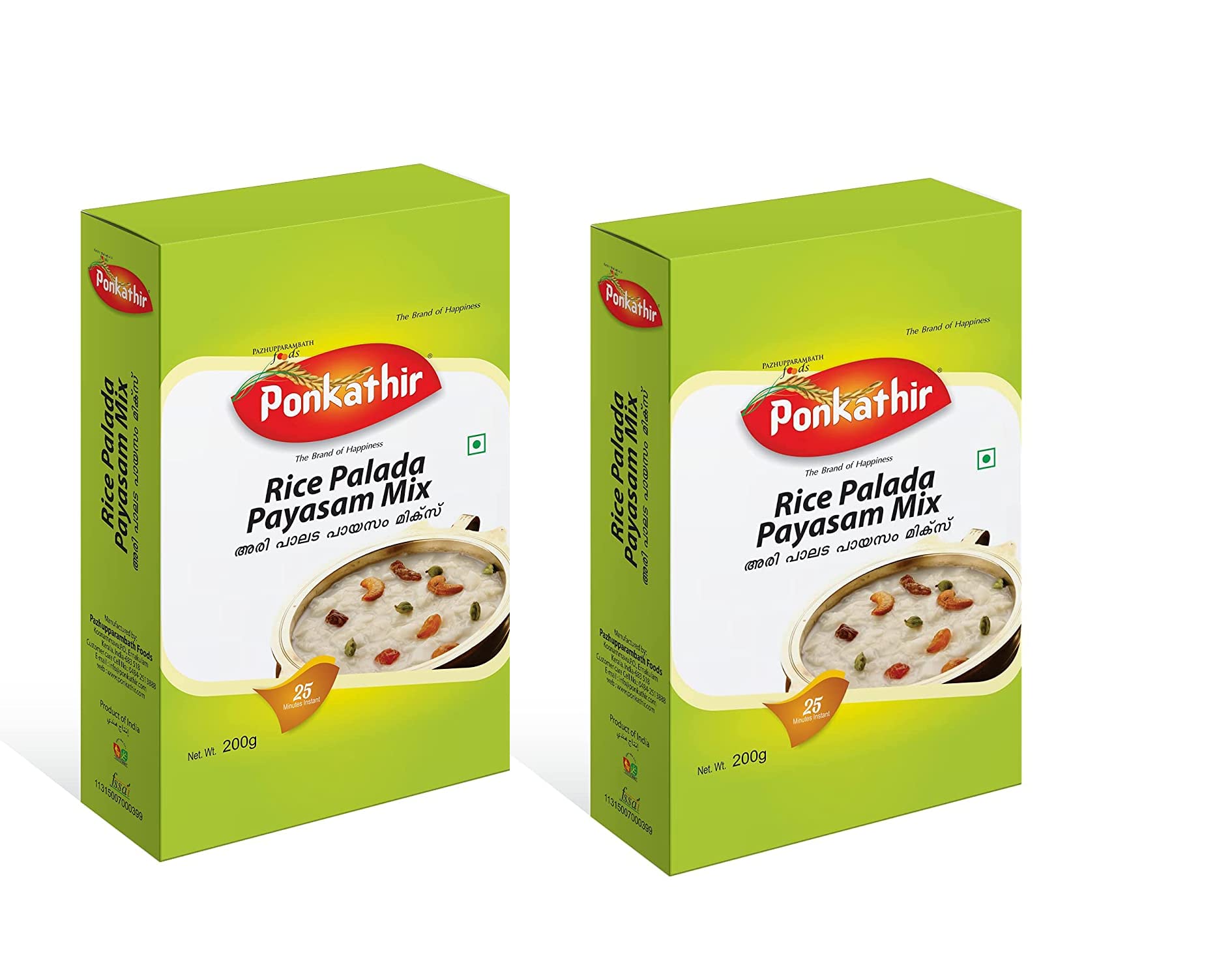 Ponkathir - Rice Palada Payasam Mix 200g x 2 Pkts (400 Gm) | Dessert Mix (B0B9MPBLG5) Amazon Price History, Amazon Price Tracker