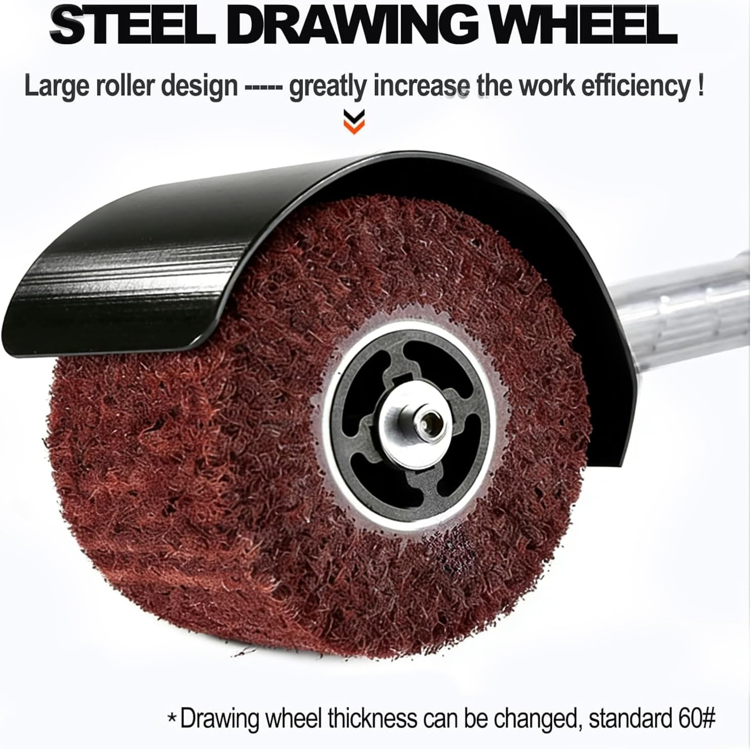 Burnishing Polishing Machine, Variable Speed Surface Conditioning Tool | 2500RPM, Handheld, Burnishing, Wire Drawing, Metal, Stainless Steel, Wood, Auto Detailing, Rust Removal, Smoothing