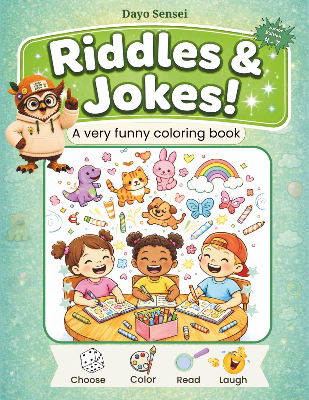 Color & Crack Up - Junior Edition: An Interactive Coloring Book for Laughs and Creativity. For Kids & Families (Ages 4–7) (Color & Crack Up™ Creative Learning Collection)