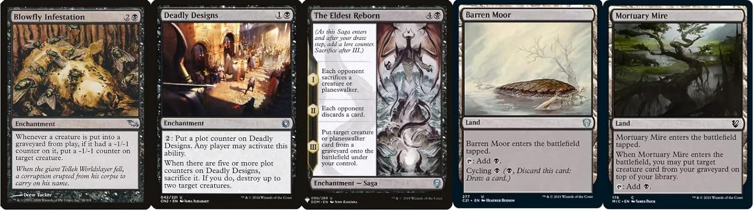 Yawgmoth, Thran Physician Commander Deck - EDH - Mono Black - Custom Built - Magic The Gathering - MTG - 100 Card