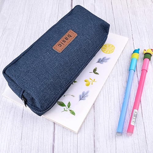 Miniatura 4 de iSuperb Estuche pequeño para lápices, 2 unidades, lindo para niños, niñas, estudiantes de primaria, estética, bolsa organizadora de suministros