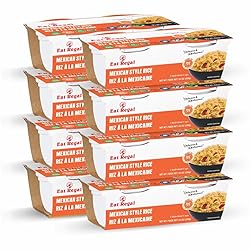 Eat Regal Ready to Eat Microwavable Mexican Style Rice Cups 4.4 Ounce 2 Count (Pack of 8) | Preservative free | Non-GMO | BPA-Free Cups