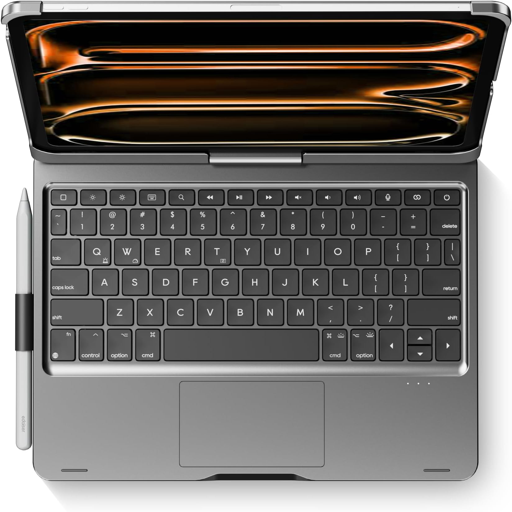 edaiser Swivel Keyboard Case for 2024 Apple iPad Pro 11 inch M4 A2836 A2837 A3006; Rotatable Cover with Pencil Holder