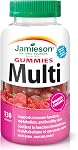 Jamieson Multivitamine Gélifiés pour Femmes, 130 Gélifiés Saveur Baies Mélangées. Soutient la Santé Osseuse, l'Immunité, l'Énergie, les Cheveux, la Peau et les Ongles. Avec Biotine et Vitamine B12, Végétarien, Non-OGM