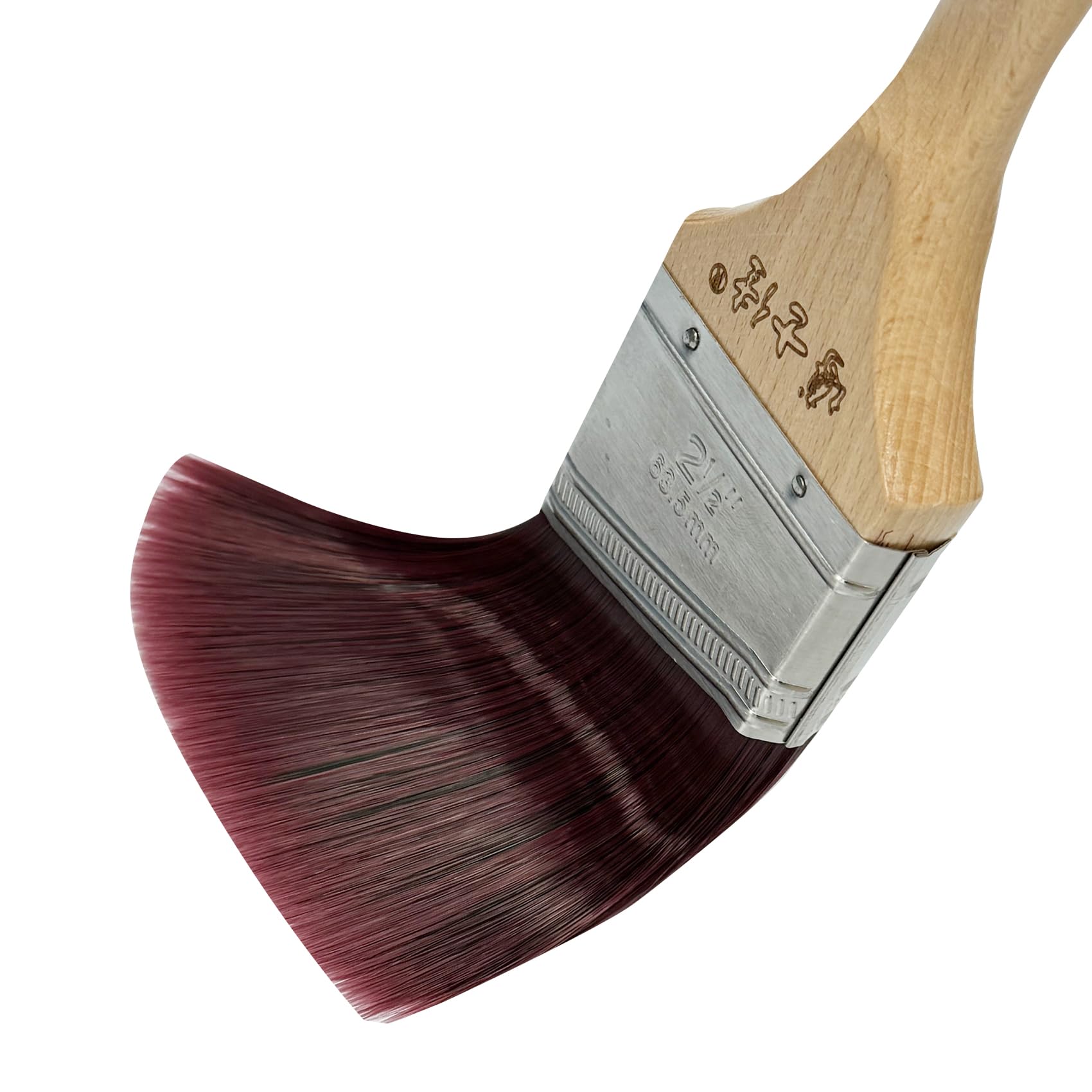 刷毛　はけ　筆 楽天市場】仕上刷毛 50mm 白毛【ハケ ブラシ 画材】看板 ポスター 舞台