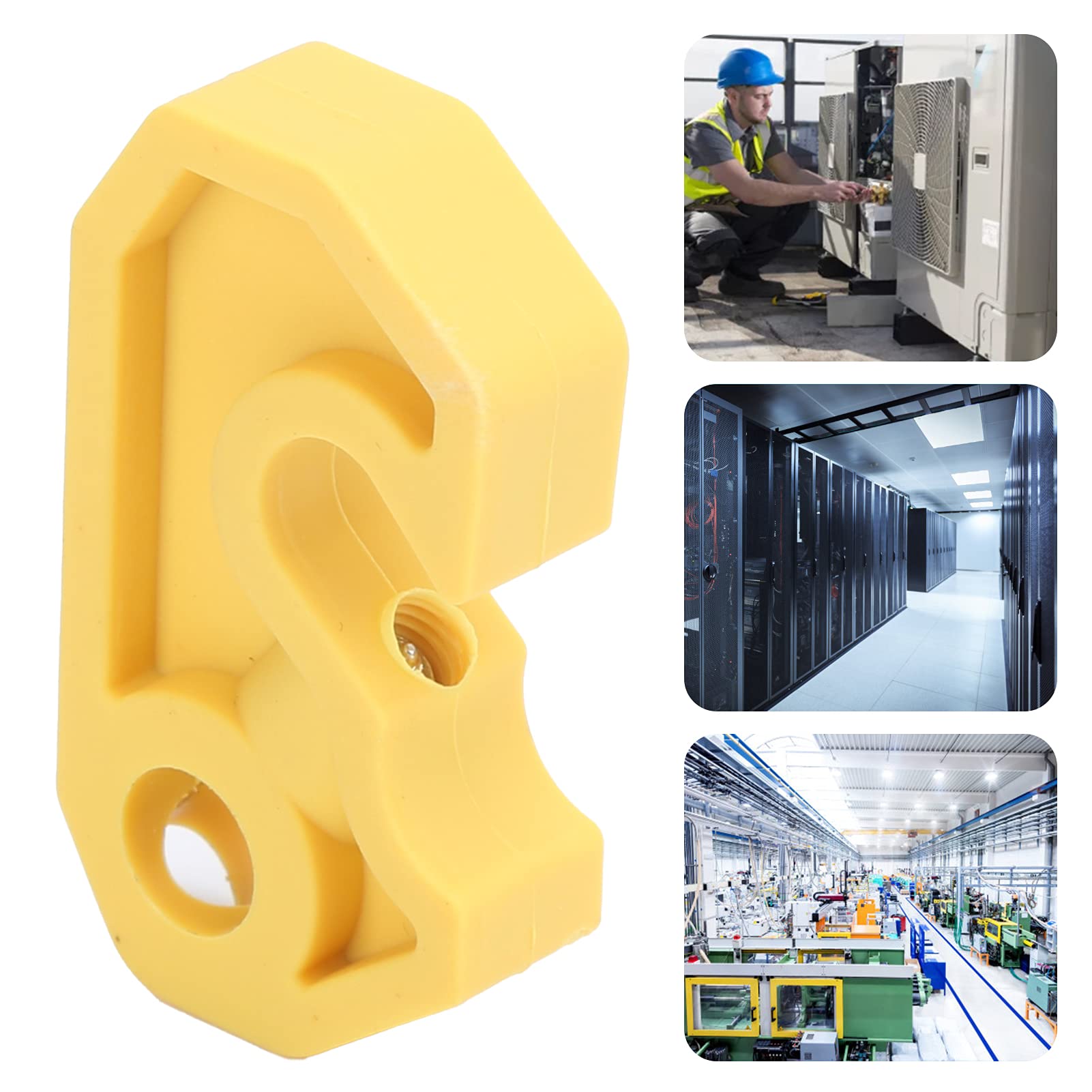 Dispositivo Di Blocco MCB Per Sicurezza Sul Lavoro – Lockout Tagout – Colore Giallo