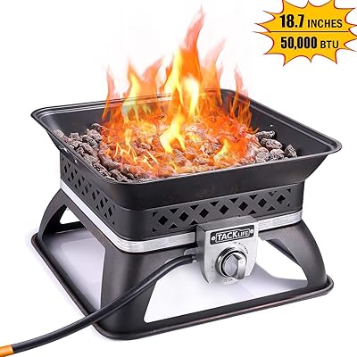Heininger 5995 58 000 Btu Portable Propane Outdoor Fire Pit By