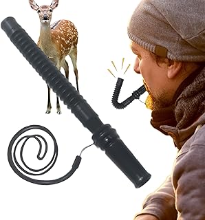 Deer Whistles - Avoid Animal Collisions, Realistic Vocalizations Hunters Accessories | Outdoor Hunting Doe Fawn Call with Lanyard, Adjustable Deer Whistle Baits for Open Stalking Mountain